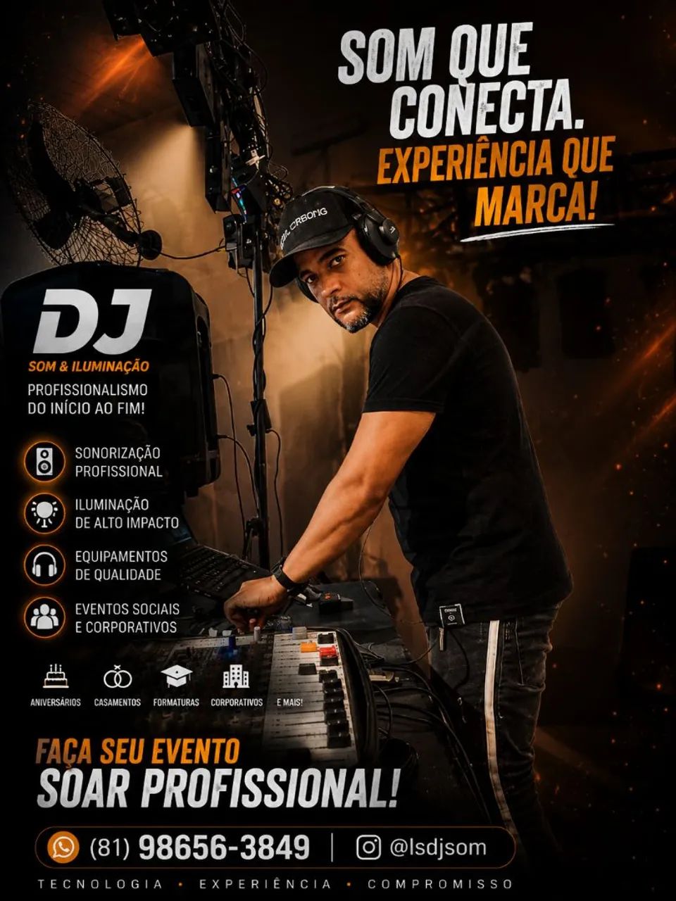 Dj som e ilumação para festa - Foto 2