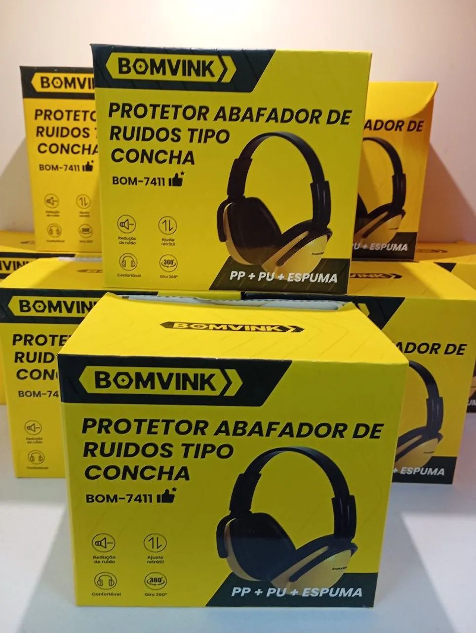Protetor Abafador de Ruídos Bomvink BOM-7411