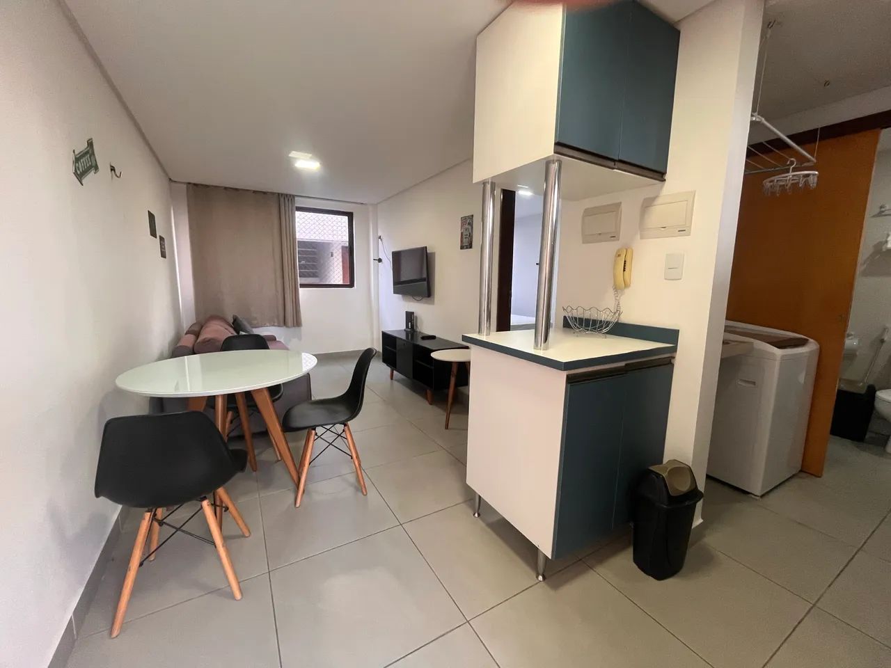 Alugo apartamento de 1 quarto todo mobiliado  - Foto 4