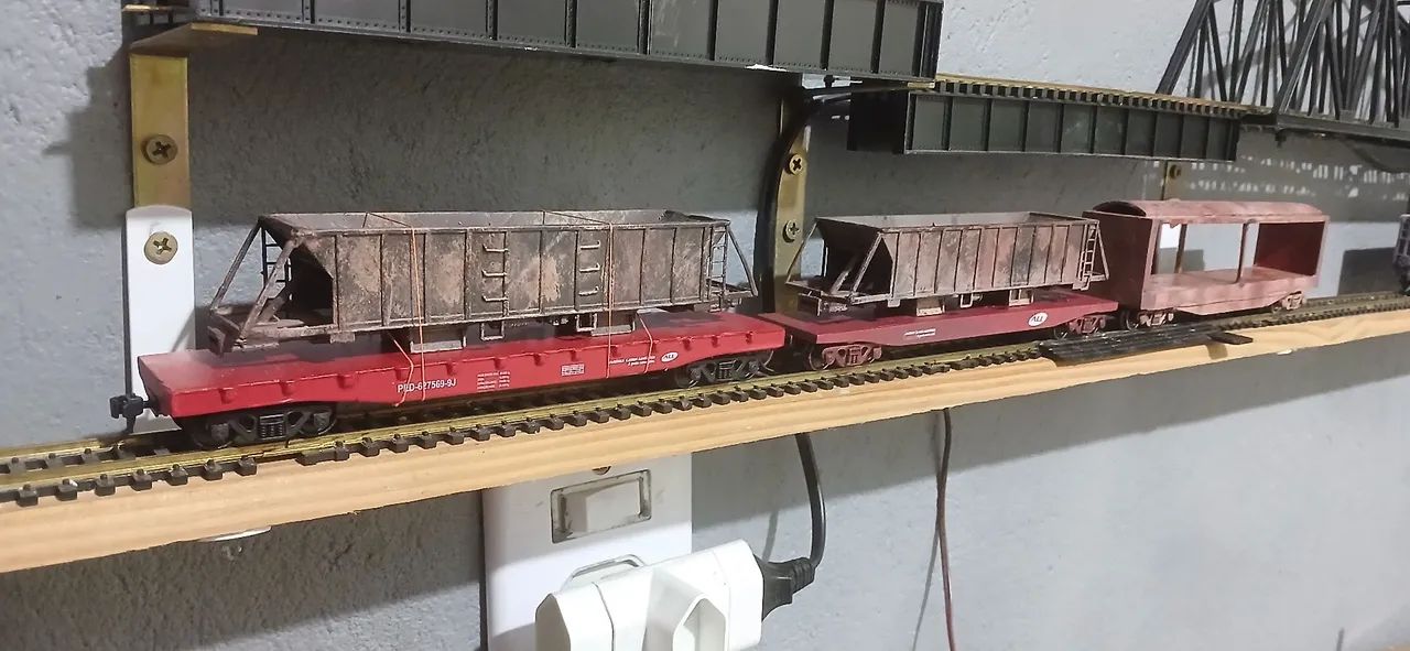 Trem sucateiro HO - Foto 5