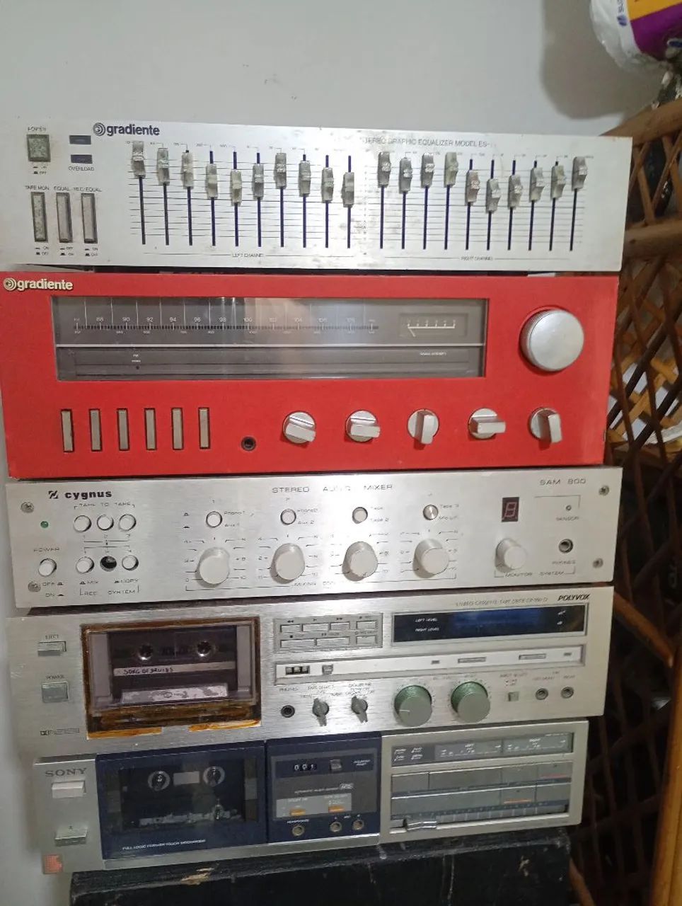 Receiver mix conjunto de som 