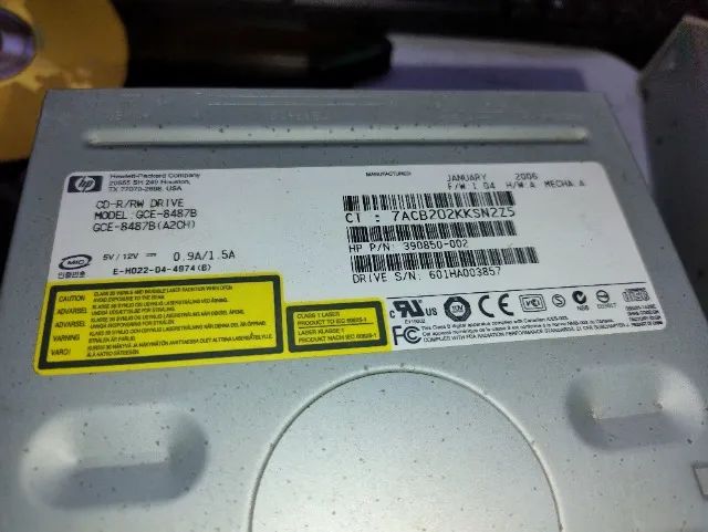 Leitor Gravador de CD DVD IDE regravável para PC - Foto 2