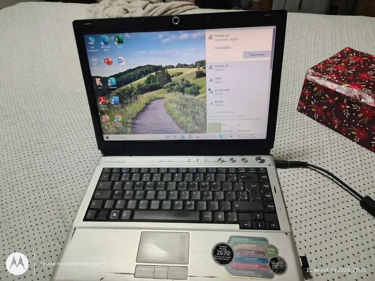 vendo note book positivo antigo
