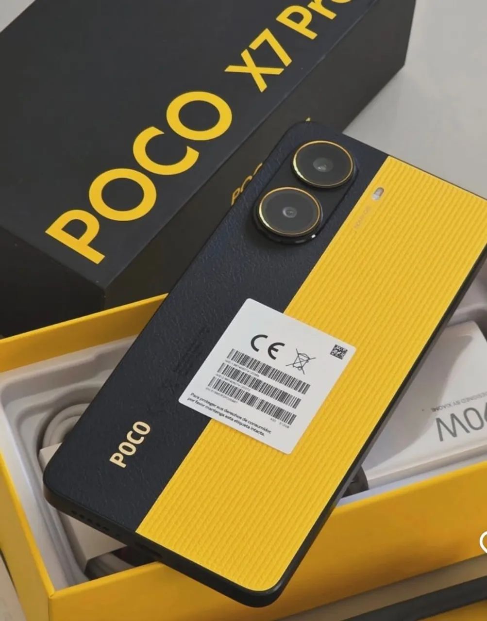 Xiaomi Poco X7 PRÓ 256GB 12GB -- Amarelo Loja física com Garantia