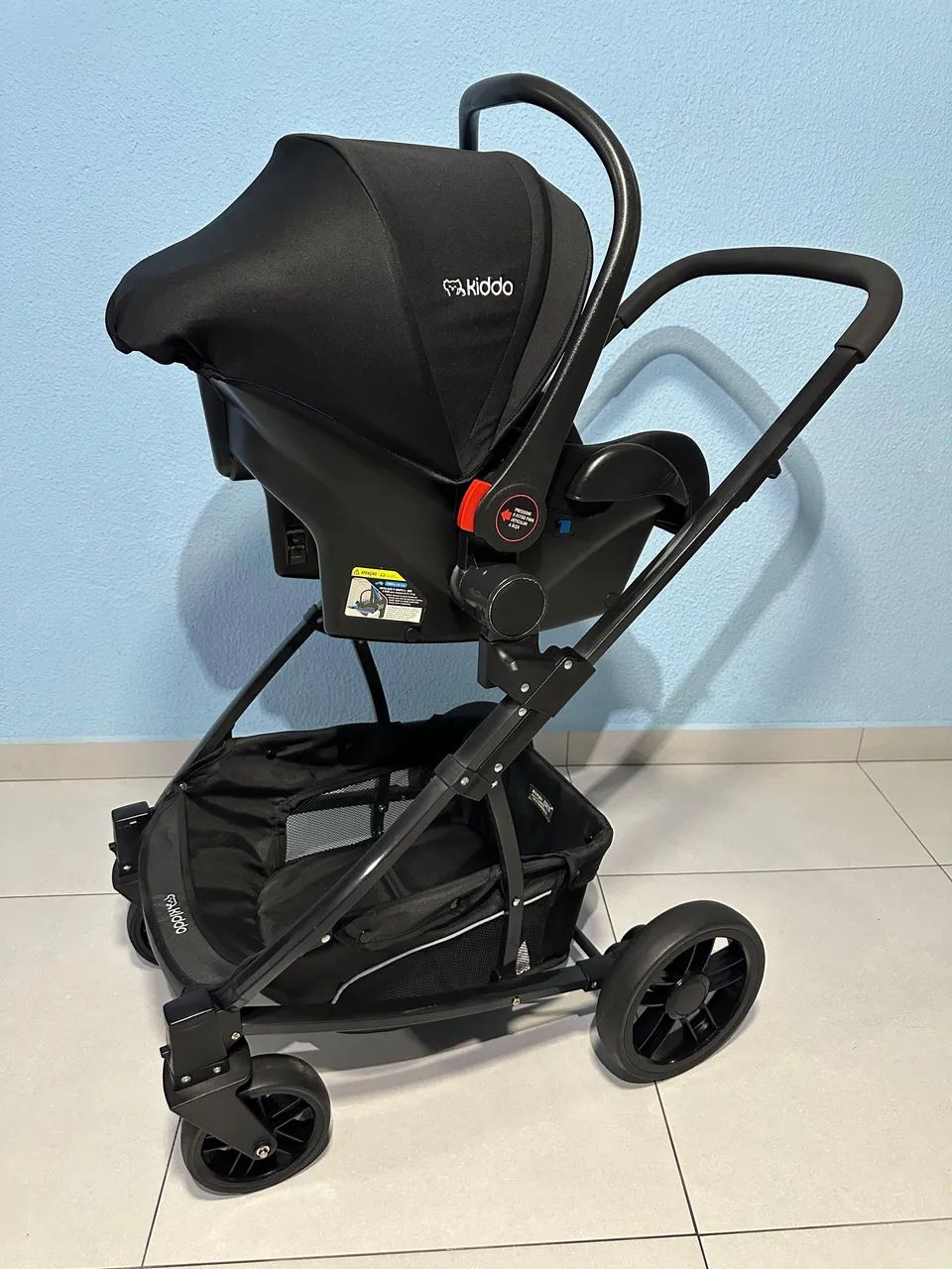 Carrinho de Bebê com Bebê Conforto Kiddo Winner II - Foto 4
