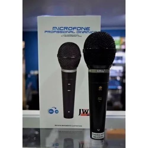 Microfone Profissional Dinâmico JWL BA-30