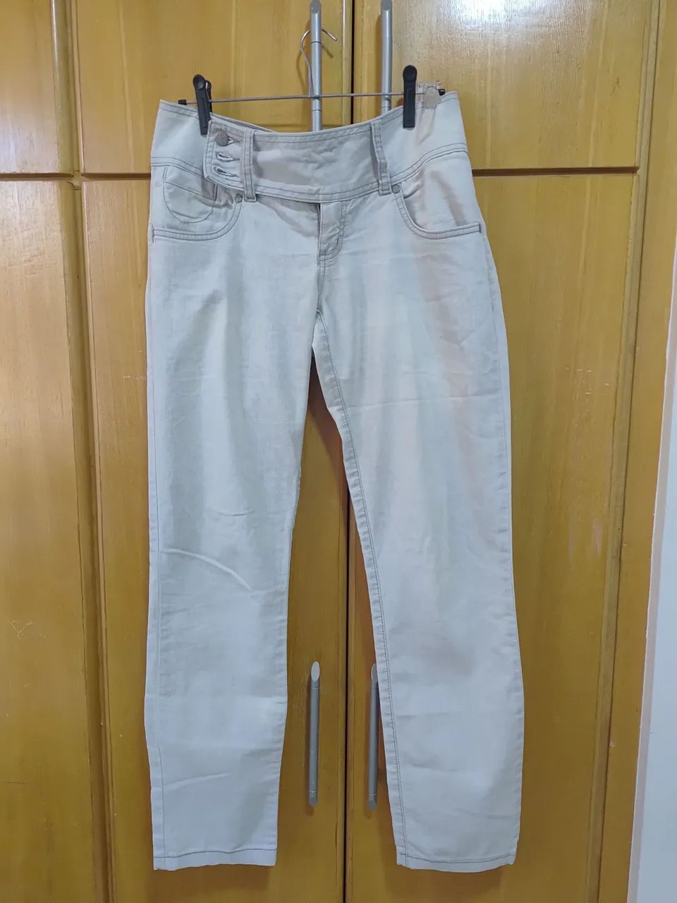 Calça jeans clara tam 42