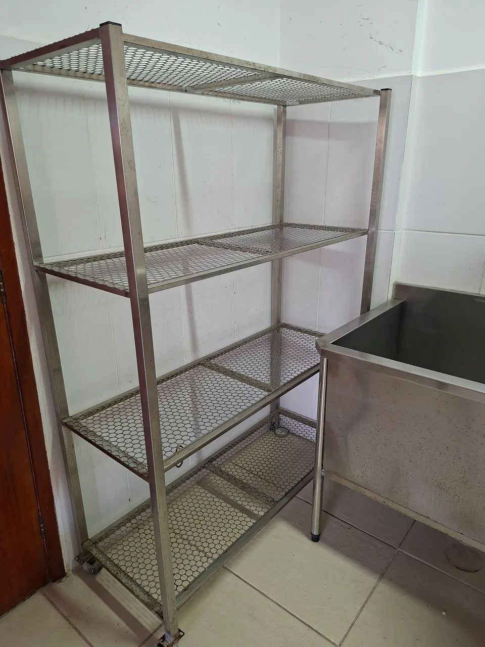 Estante Multiuso Aço Inox Escovado - Foto 5