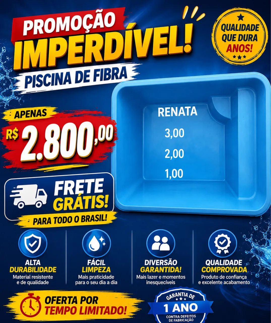 PISCINAS DE FIBRA