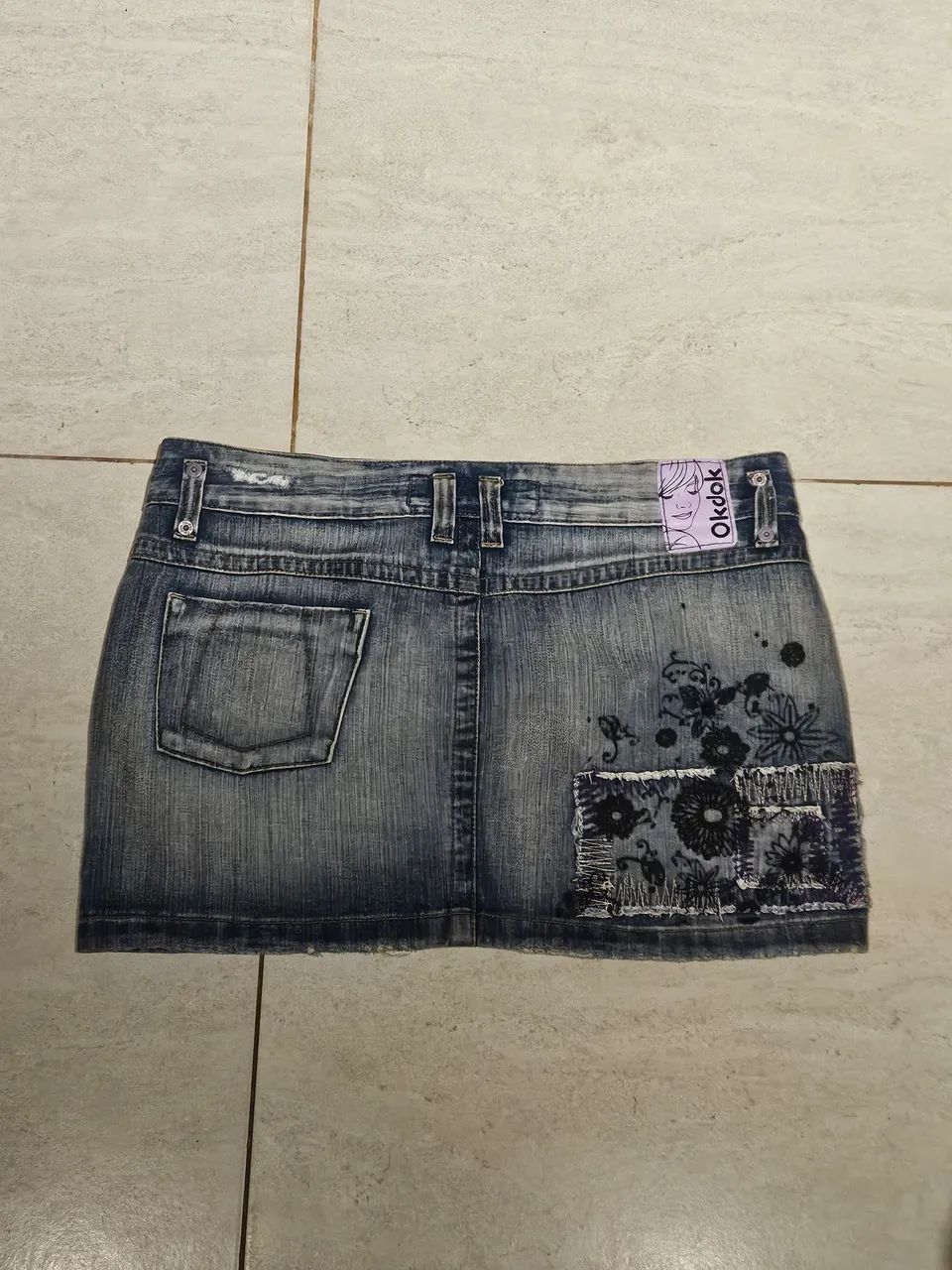 mini saia jeans g  - Foto 2