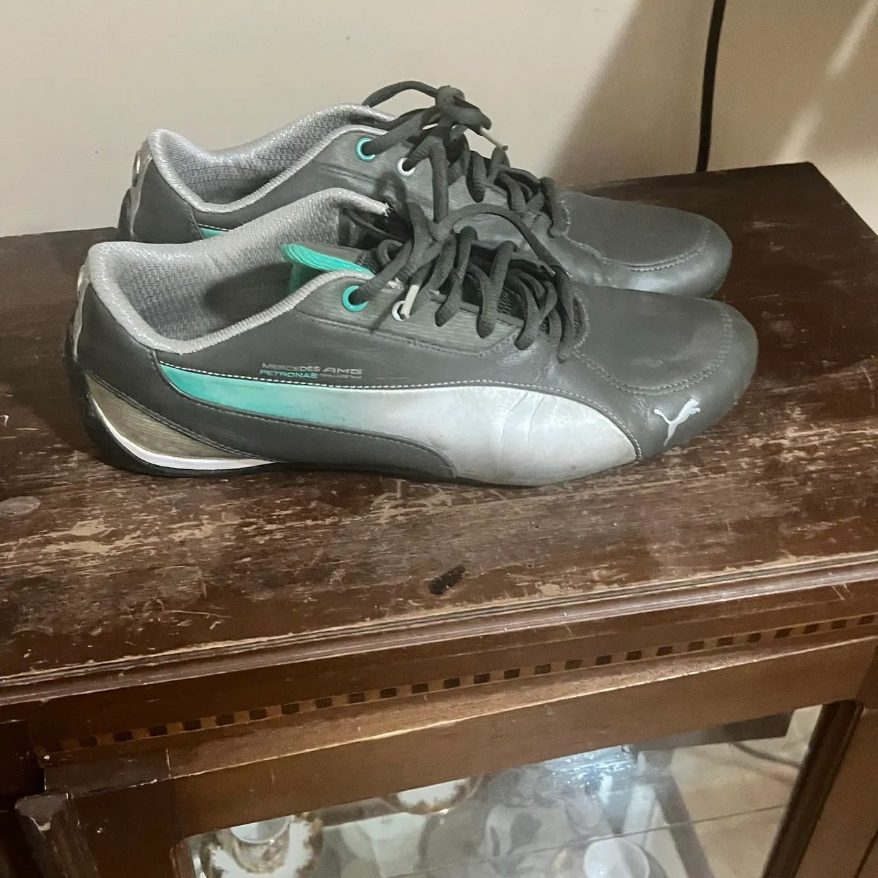 Tênis puma série F1 Mercedes cinza escuro - Foto 6