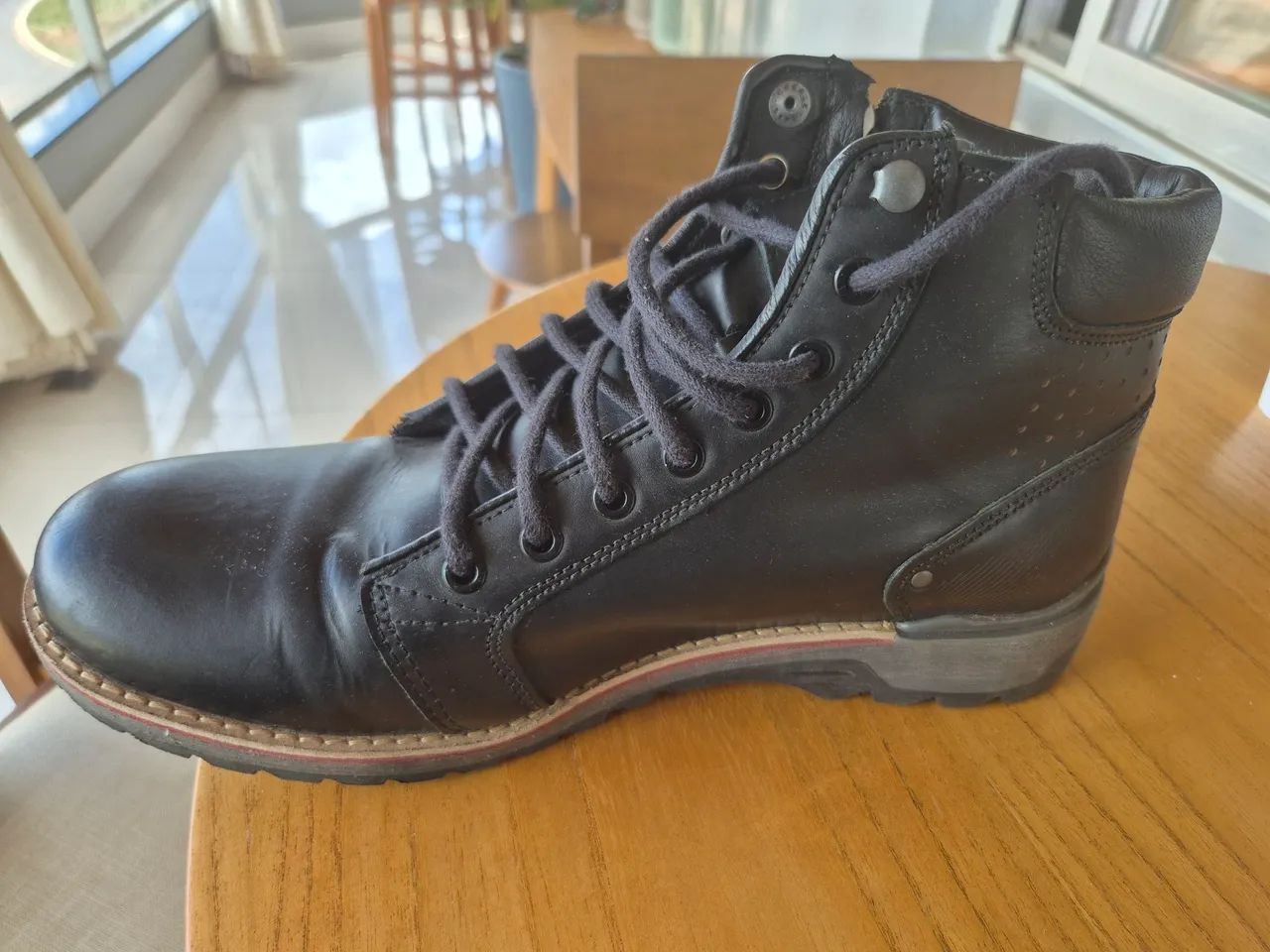 Bota ferracini em couro - Foto 2