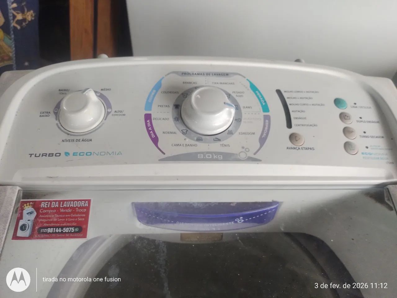 LAVADORA ELECTROLUX LTD09 220V