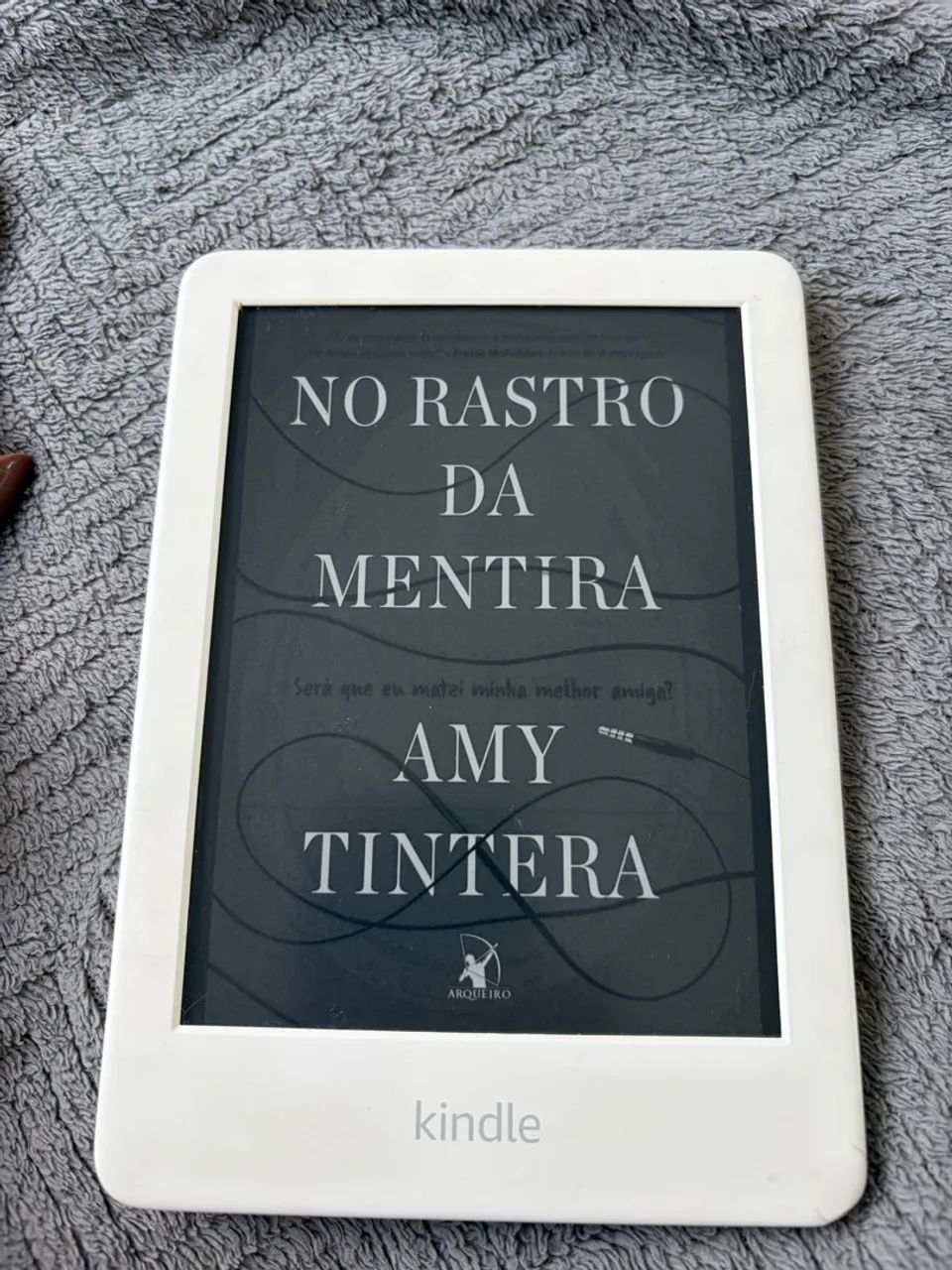 Kindle 10° Geração Branco - Acompanha cabo original, caixa e capa. - Foto 4
