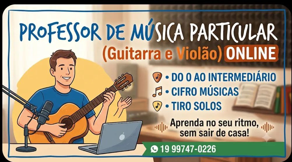 Professor particular Guitarra e violão 