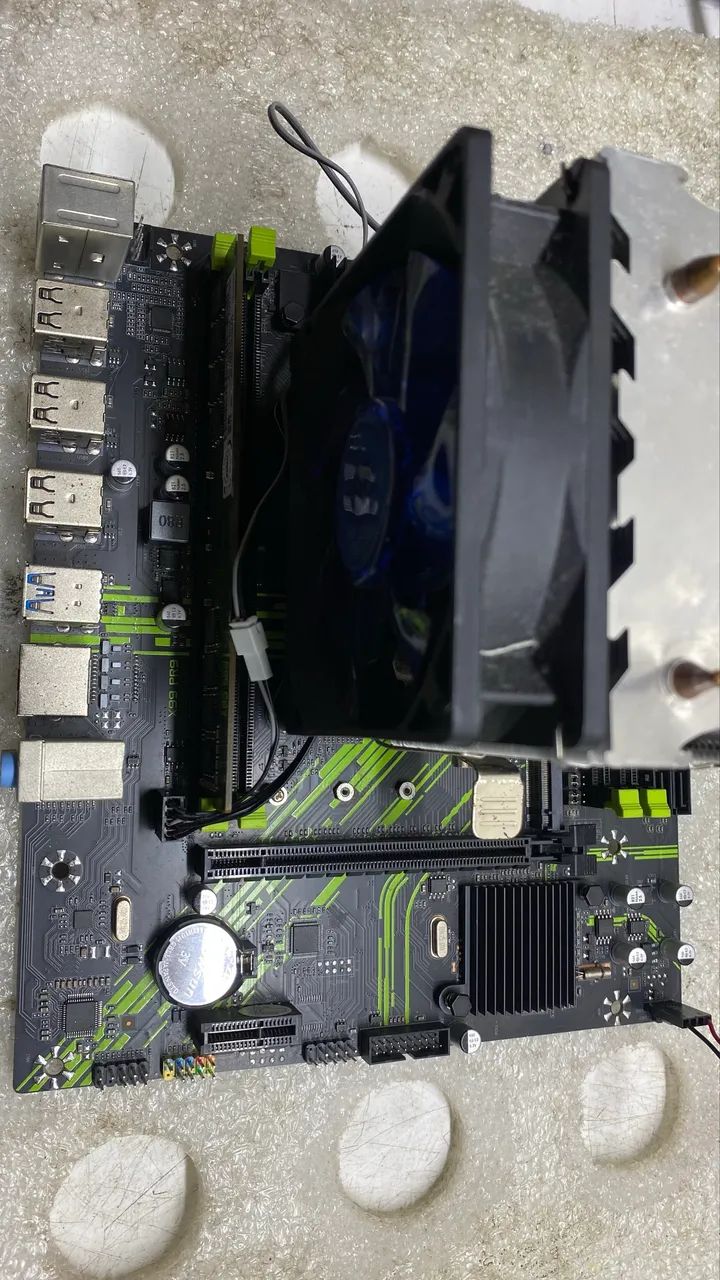 Kit placa Mãe x99 PR9 + processador Xeon  E5-2620 2.40GHZ  - Foto 2