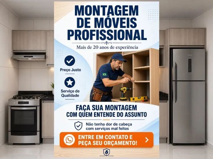 Monte seus móveis com um Proficional