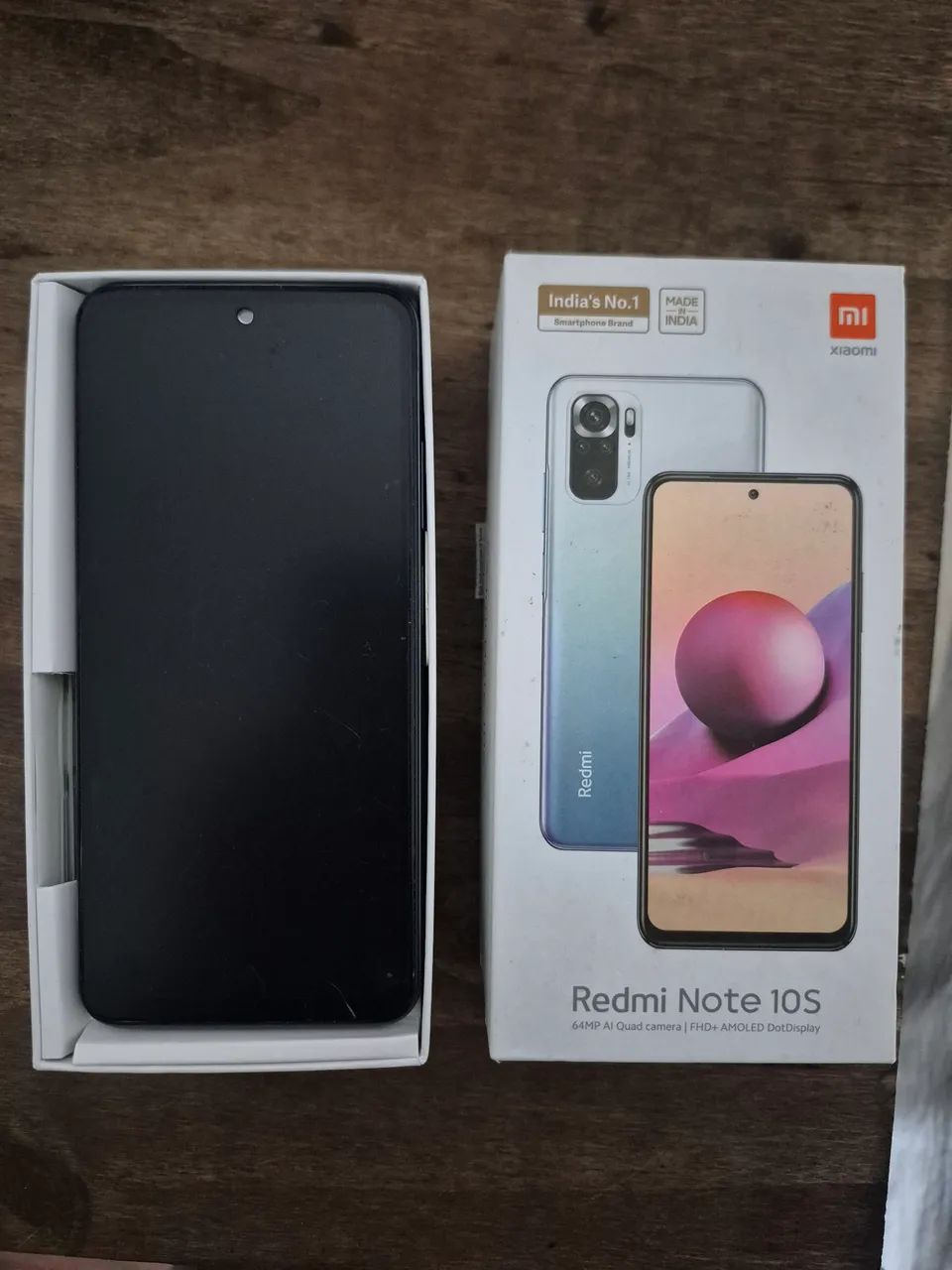 Redmi Note 10S 128GB - Câmera 64MP - Tela AMOLED