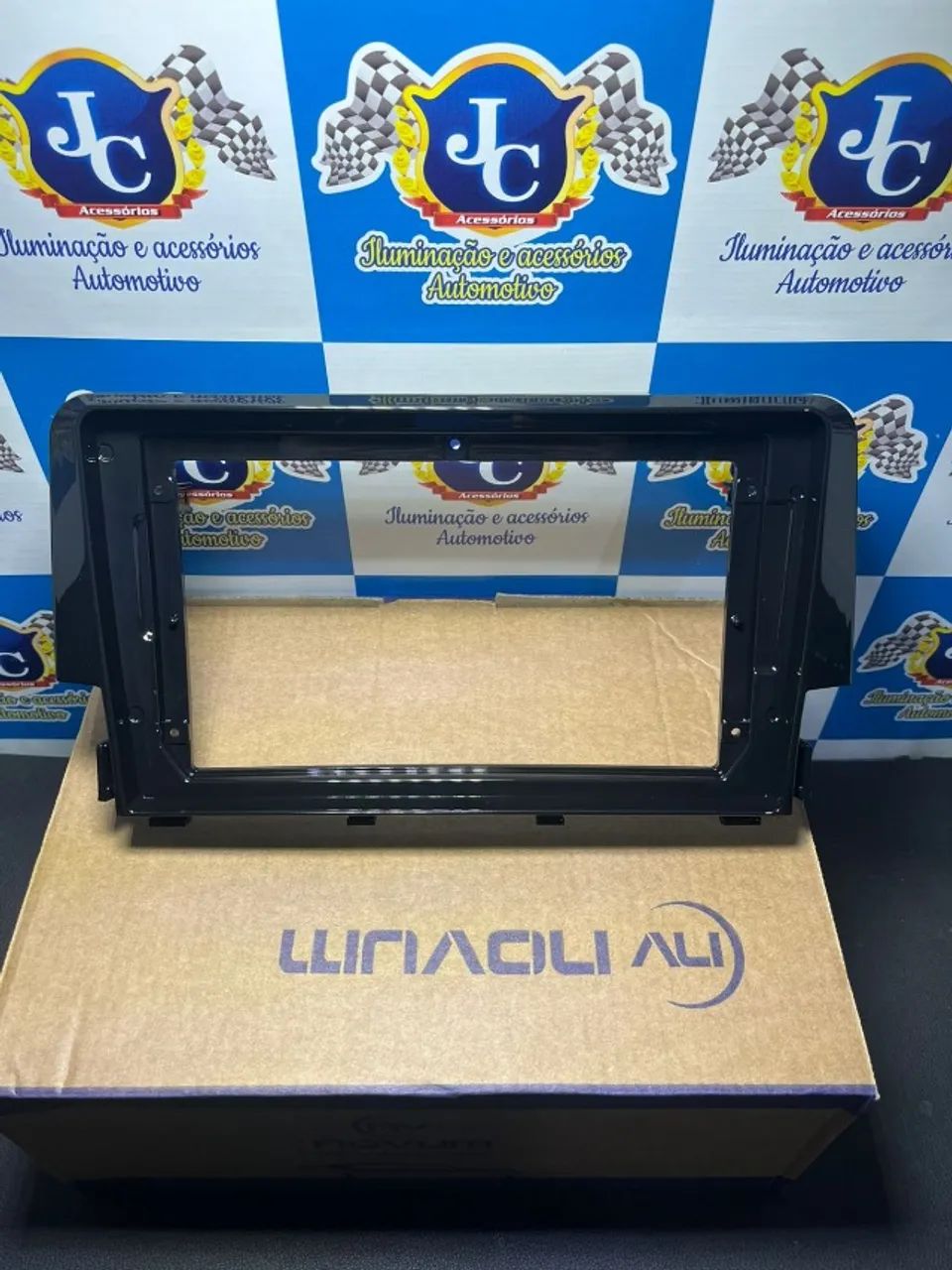 Acabamento de multimidia dvd tela 9" polegadas para honda civic black piano nova