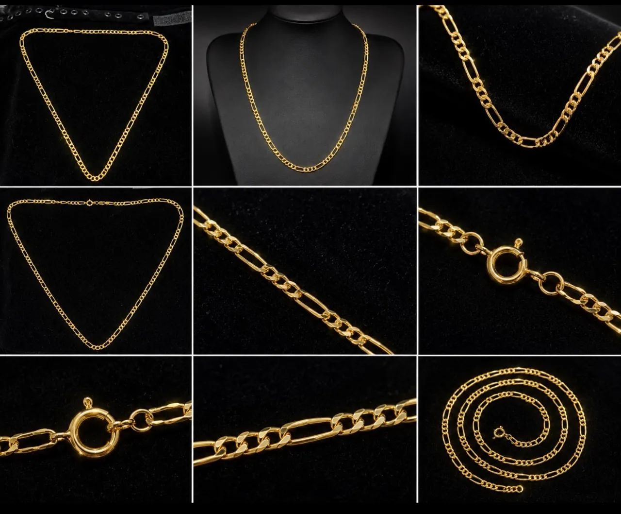 Cordão de ouro 18k. 60cm