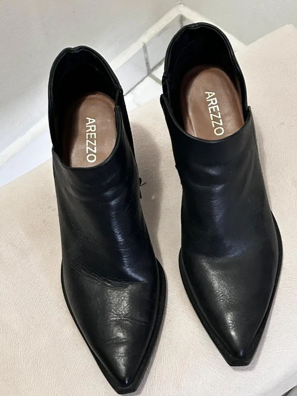 bota preta arezzo tamanho 36