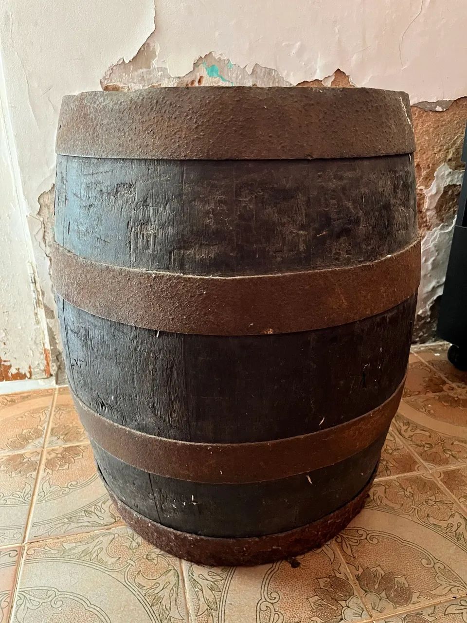 Barril de madeira raro de ferro forget *tem conversa no valor