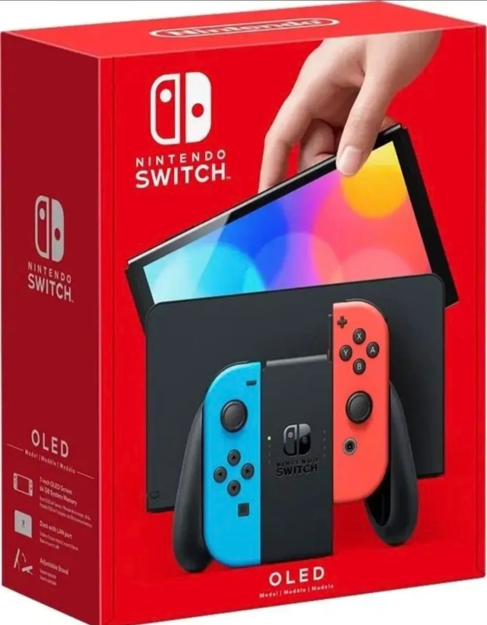 Nintendo Switch Oled + 3 Jogos + Acessórios
