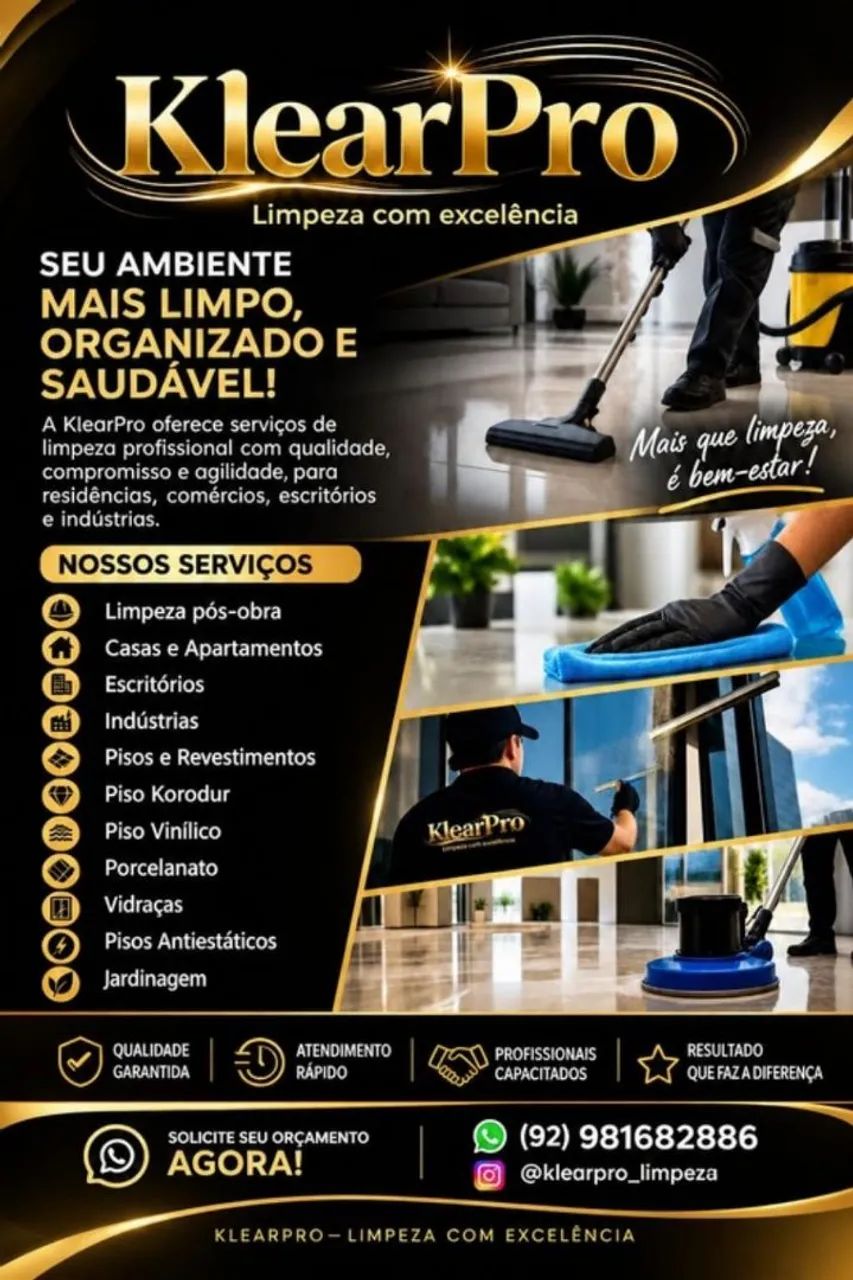 Limpeza pós-obras 