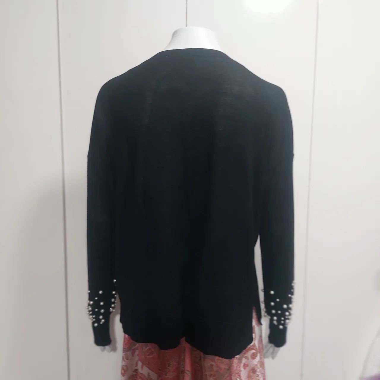 ZARA blusa tricô azul M - Foto 5