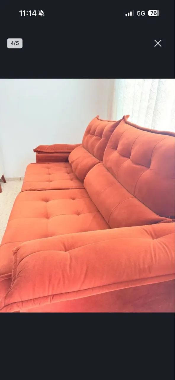 Sofá retrátil e reclinável à venda  - Foto 3