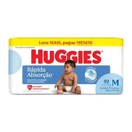 Fralda Huggies Absorção Absoluta