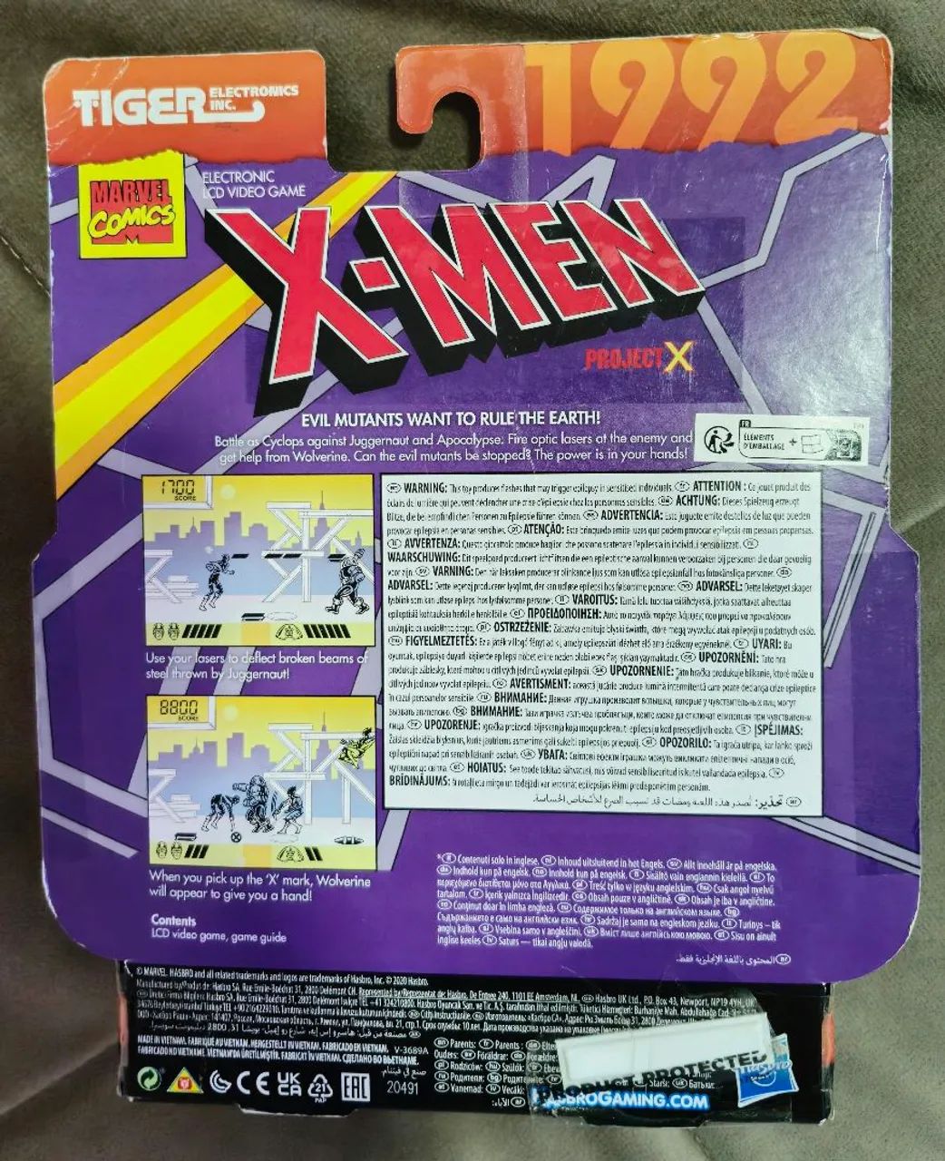 X-men Proyect X Hasbro Tiger Electronics Mini game em LCD - Foto 2