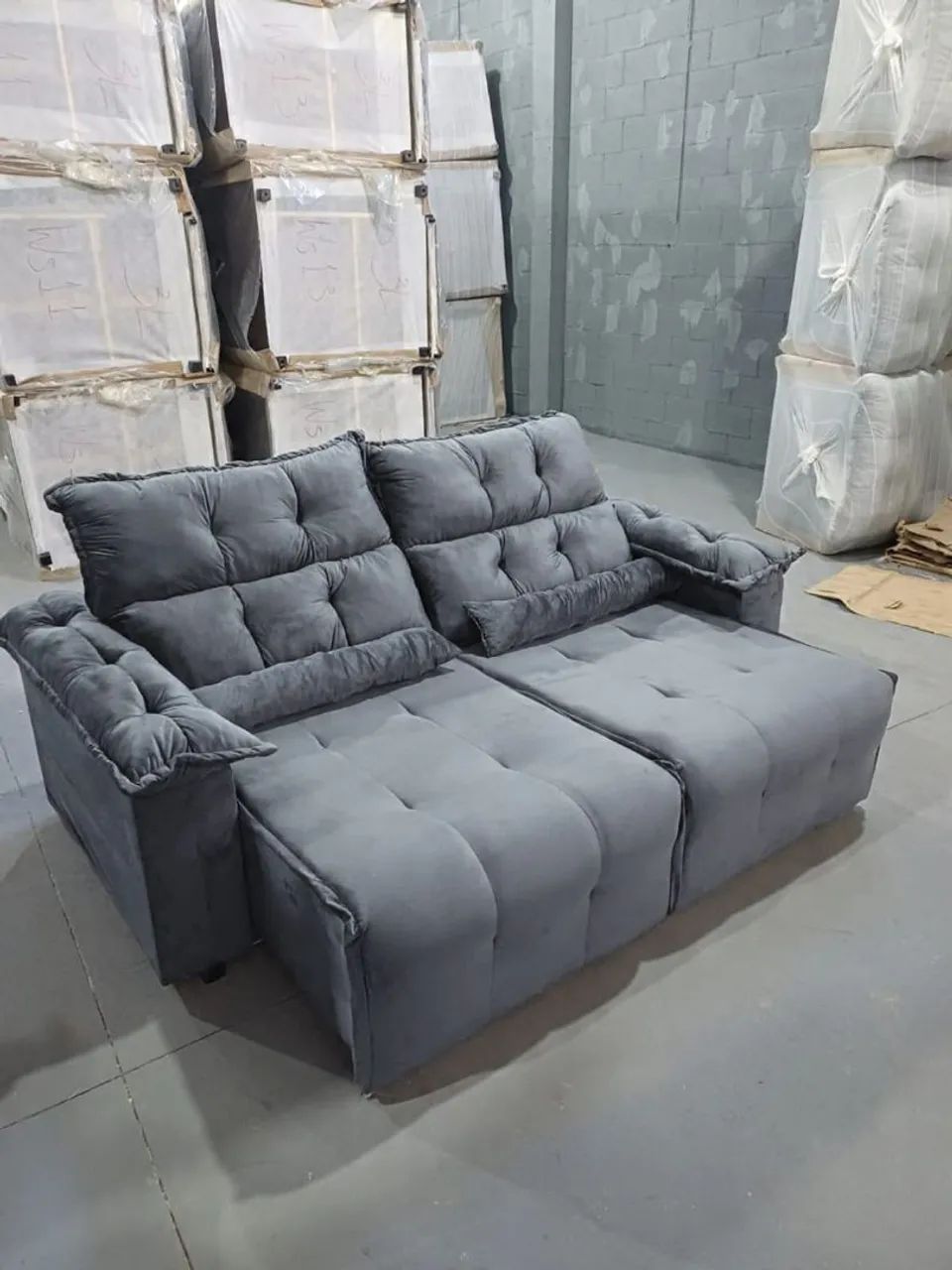 Sofá novo ainda na embalagem!