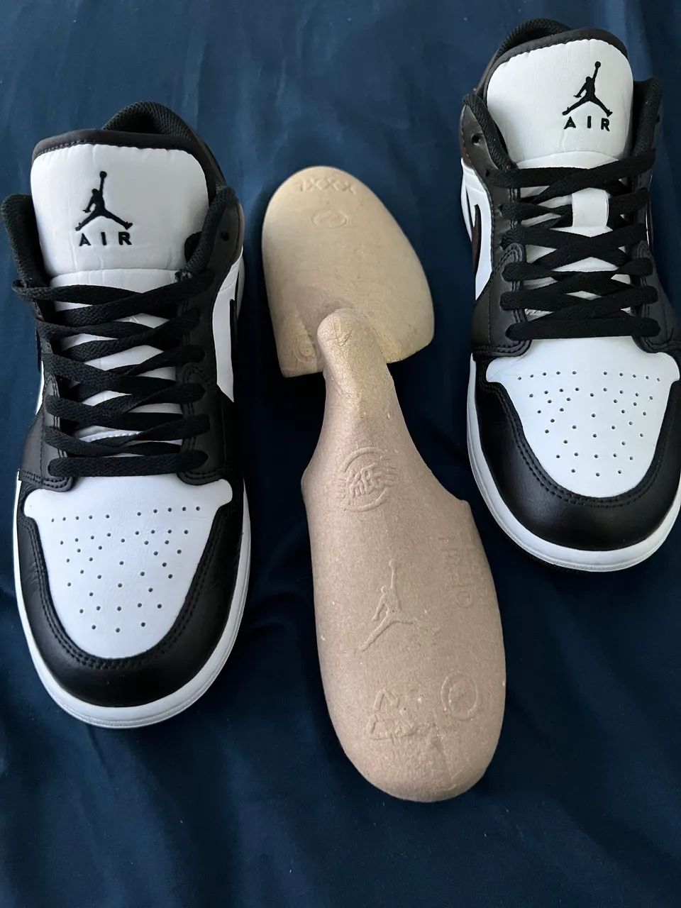Jordan 1 low black/baroque brown-white - Foto 3