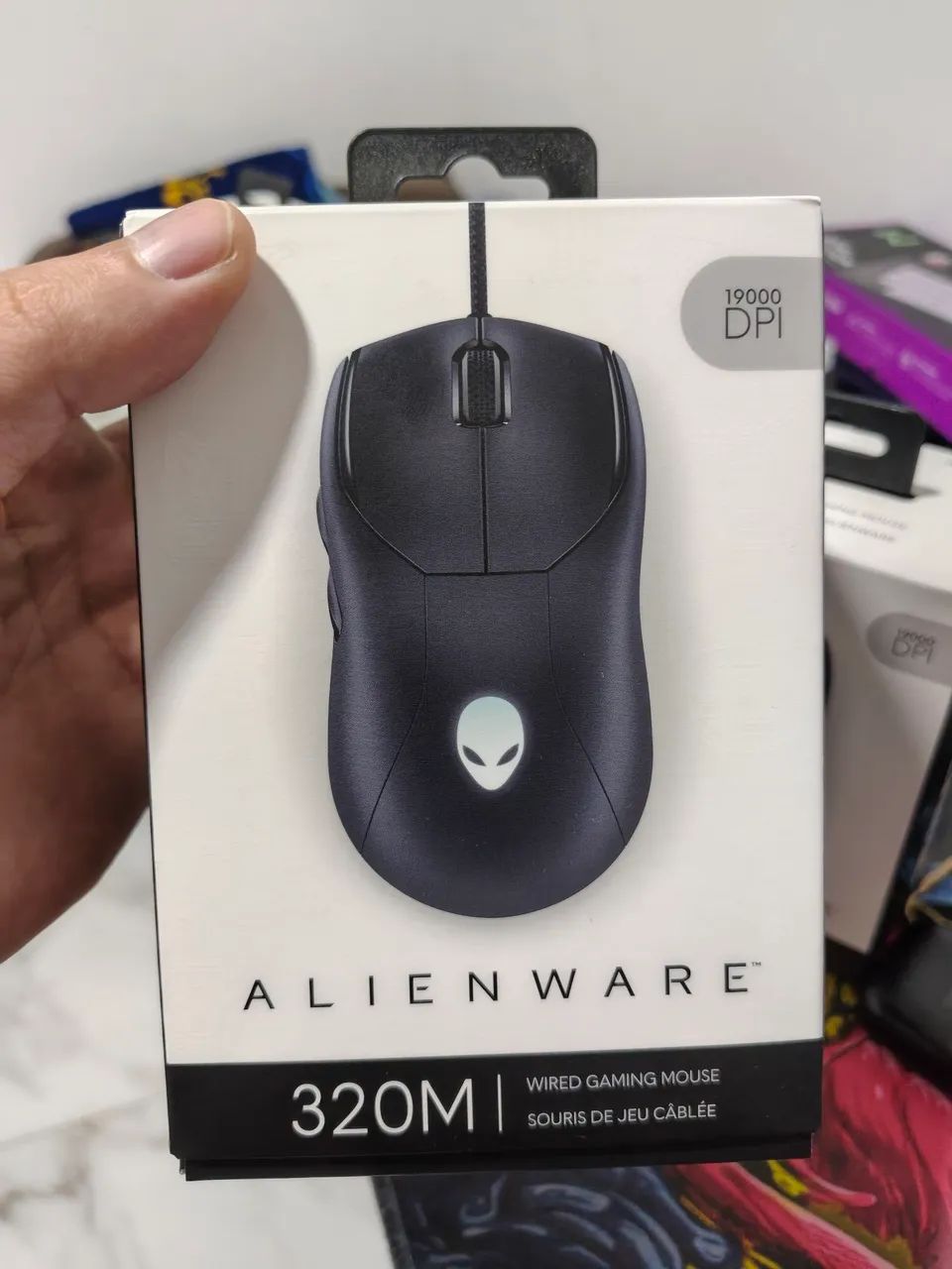Mouse gamer Dell aw320m novo lacrado com fio 