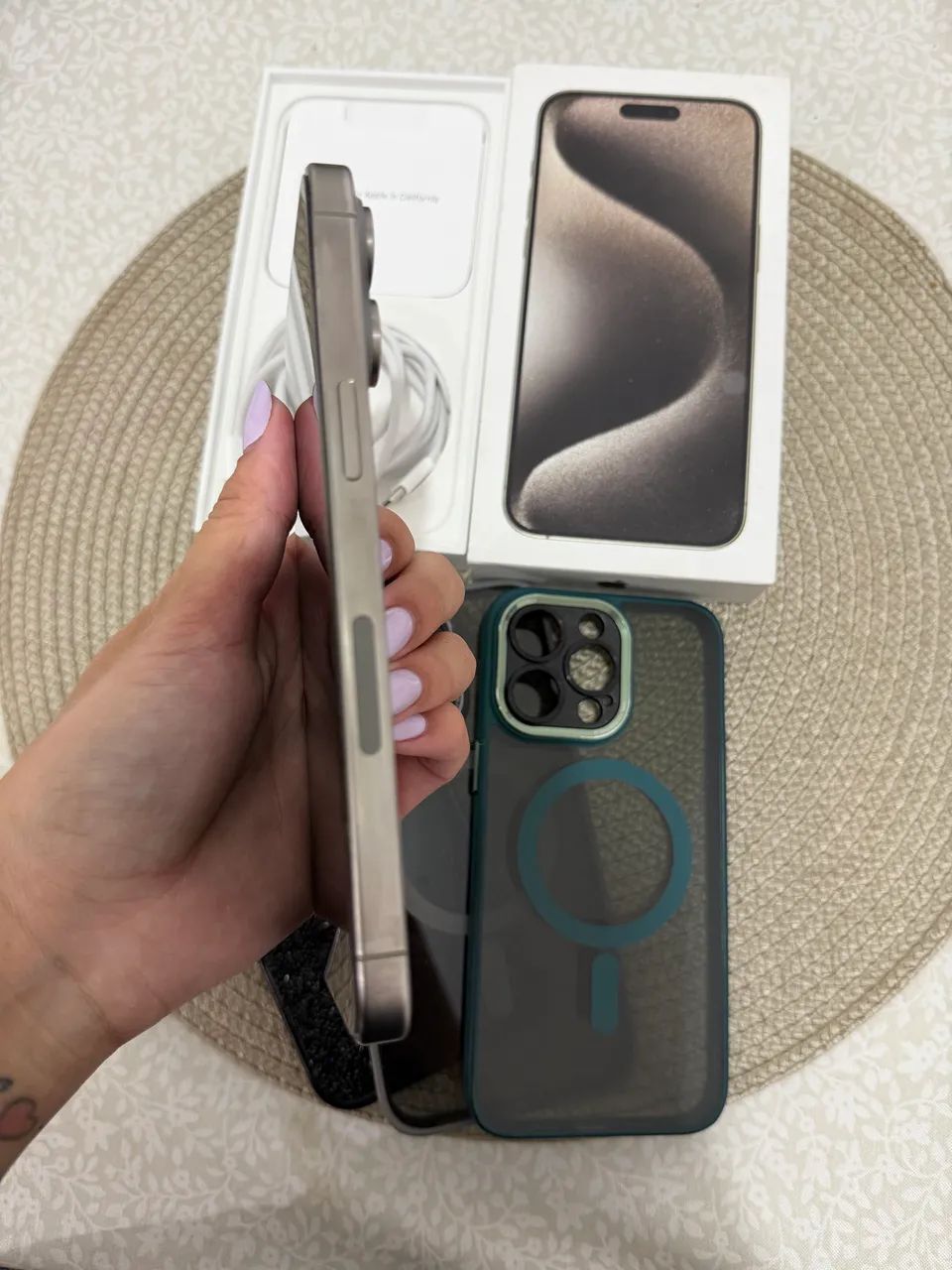 iPhone 15 Pro Max 256GB Natural Titanium - Foto 4