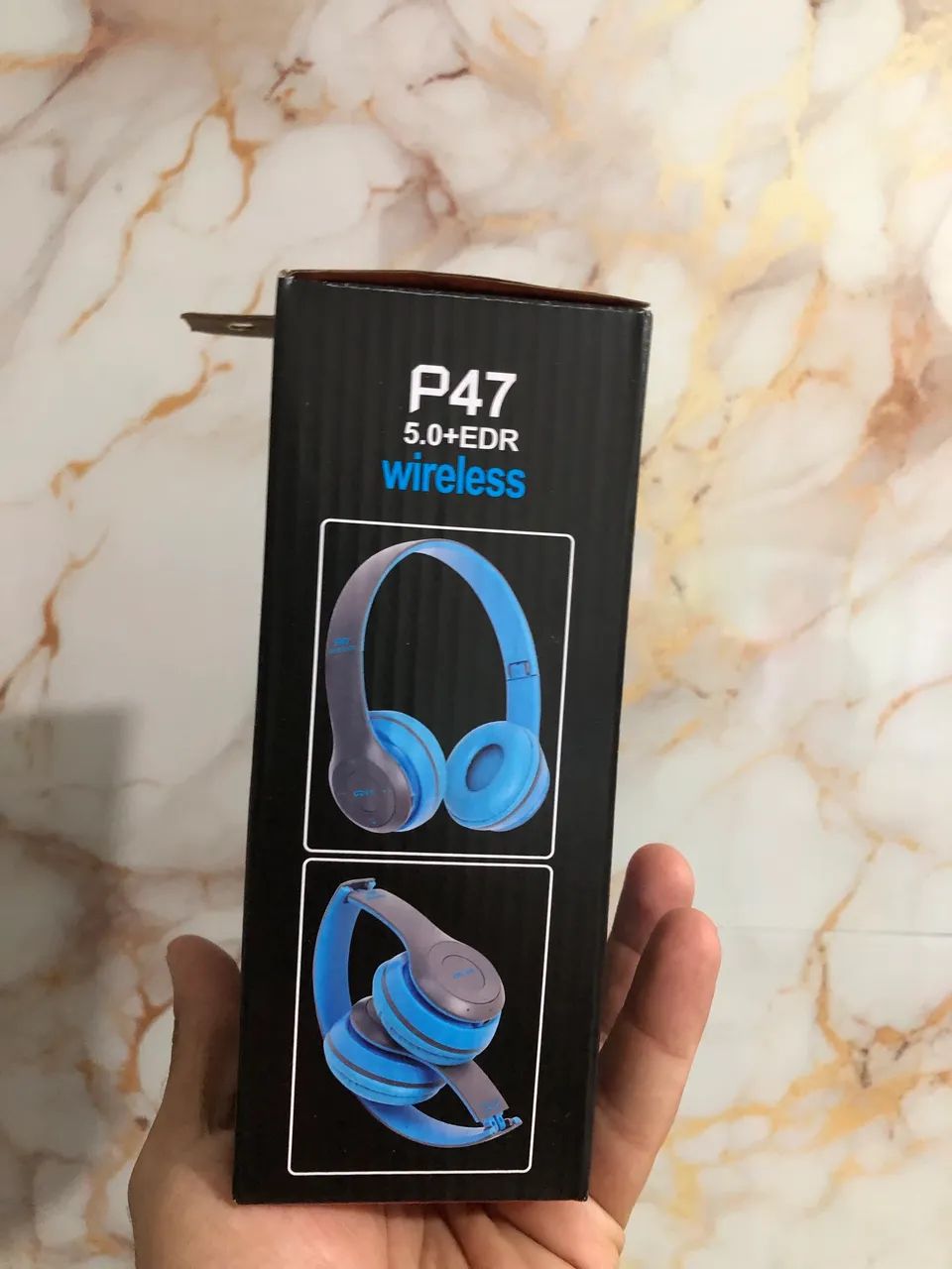 Fone de ouvido P47 Bluetooth MicroSD Rádio FM - Foto 4