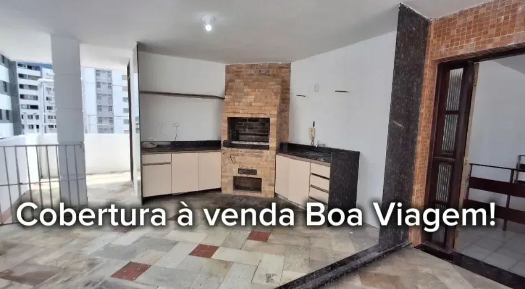 ''VENDO COBERTURA'' com 221m²  com 03 quartos em Boa Viagem - Recife - PE
