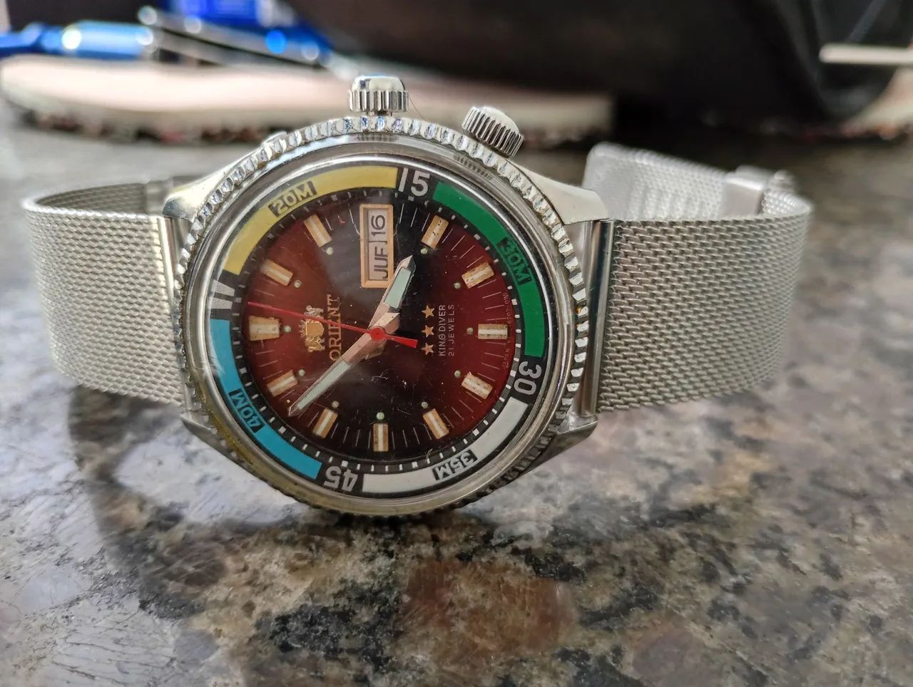 Orient Três Estrelas King Diver (KD - Três Chaves) - Acessórios