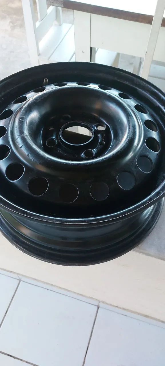 Roda 14 aço Chevrolet Celta Onix Prisma - Foto 4