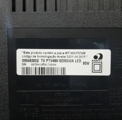 tv philco 48 smart com controle - Foto 2