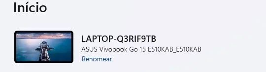 Notebook Asus Vivobook Go 15 E510KA 115GB - Novo  - Foto 5
