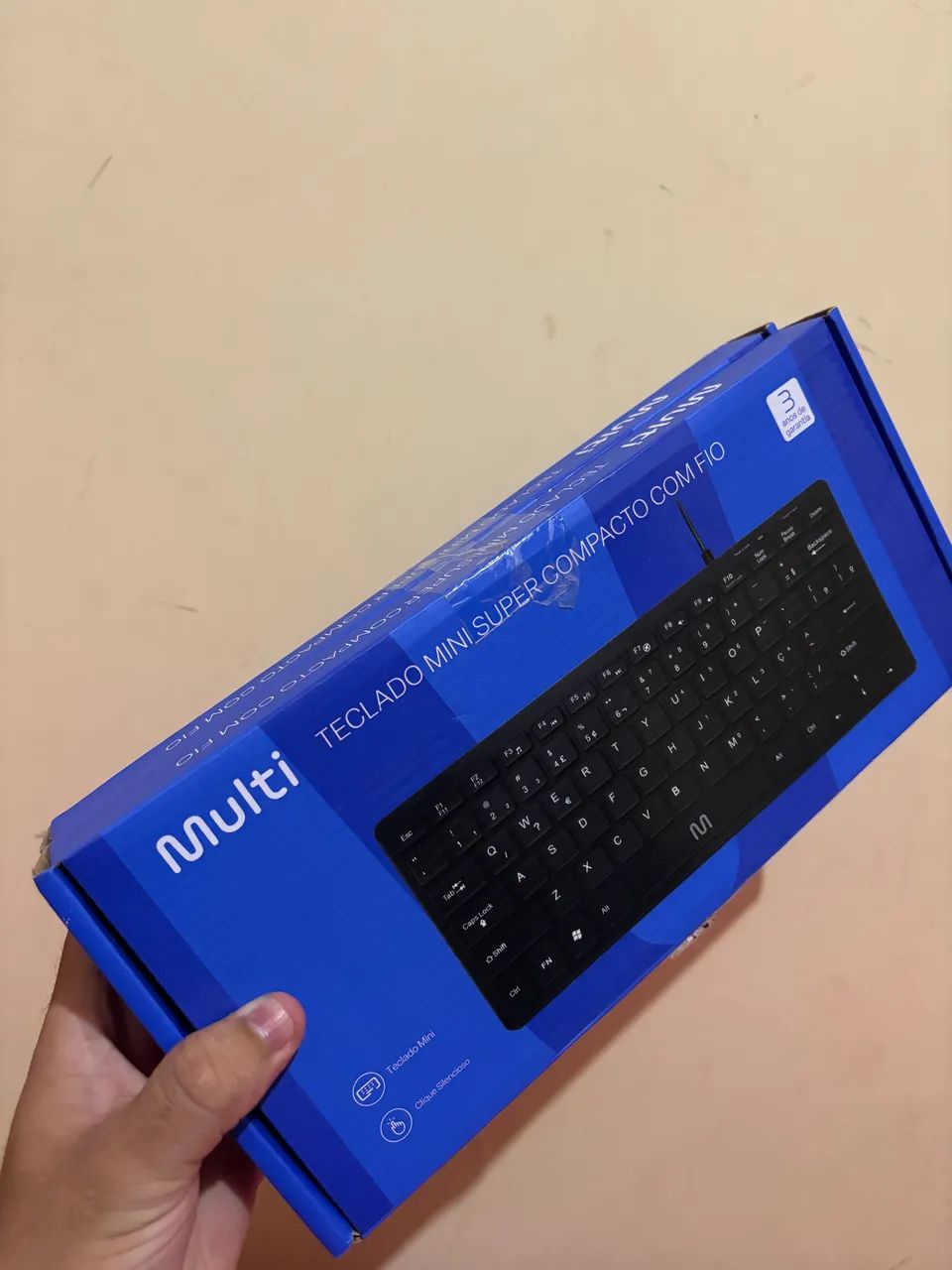 TECLADO MINI SUPER COMPACTO COM FIO  - Foto 5
