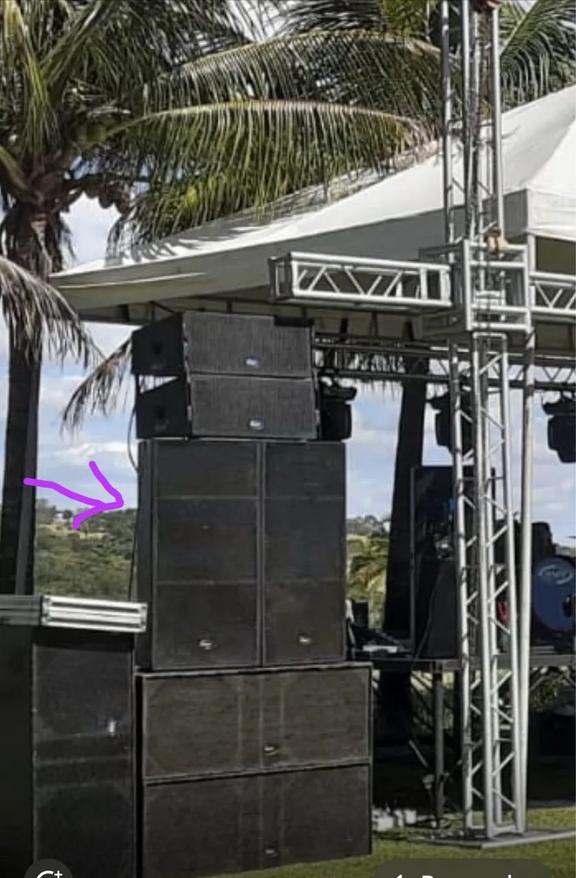 Caixa wgk side, som muito pressão sonora, falantes Oversound Titanium 7653 toppp