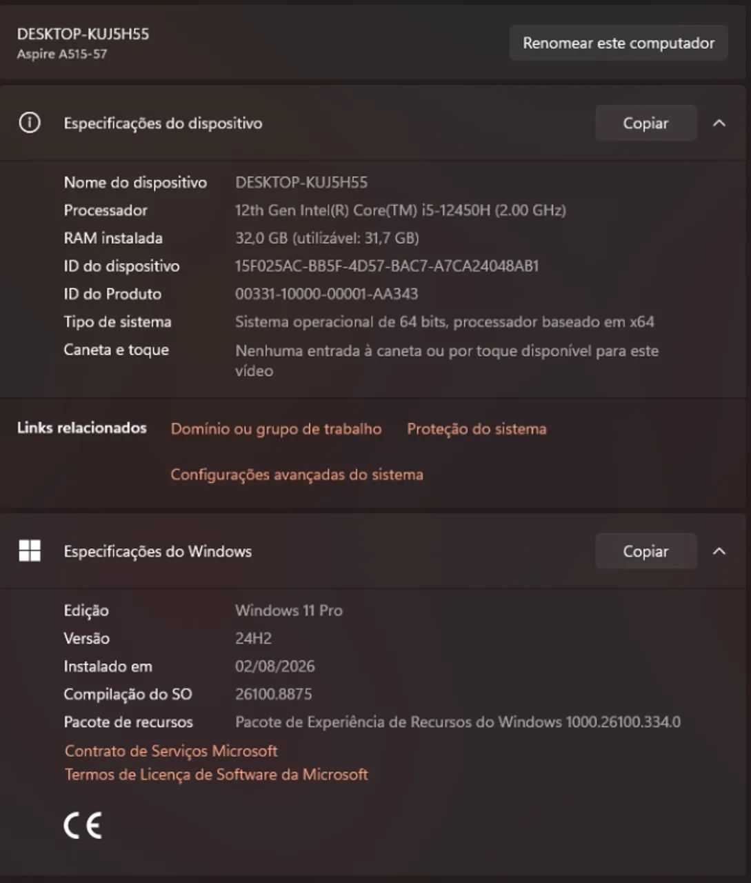 Notebook Acer Aspire 5 (32GB RAM Kingston / 512GB SSD) - Foto 4