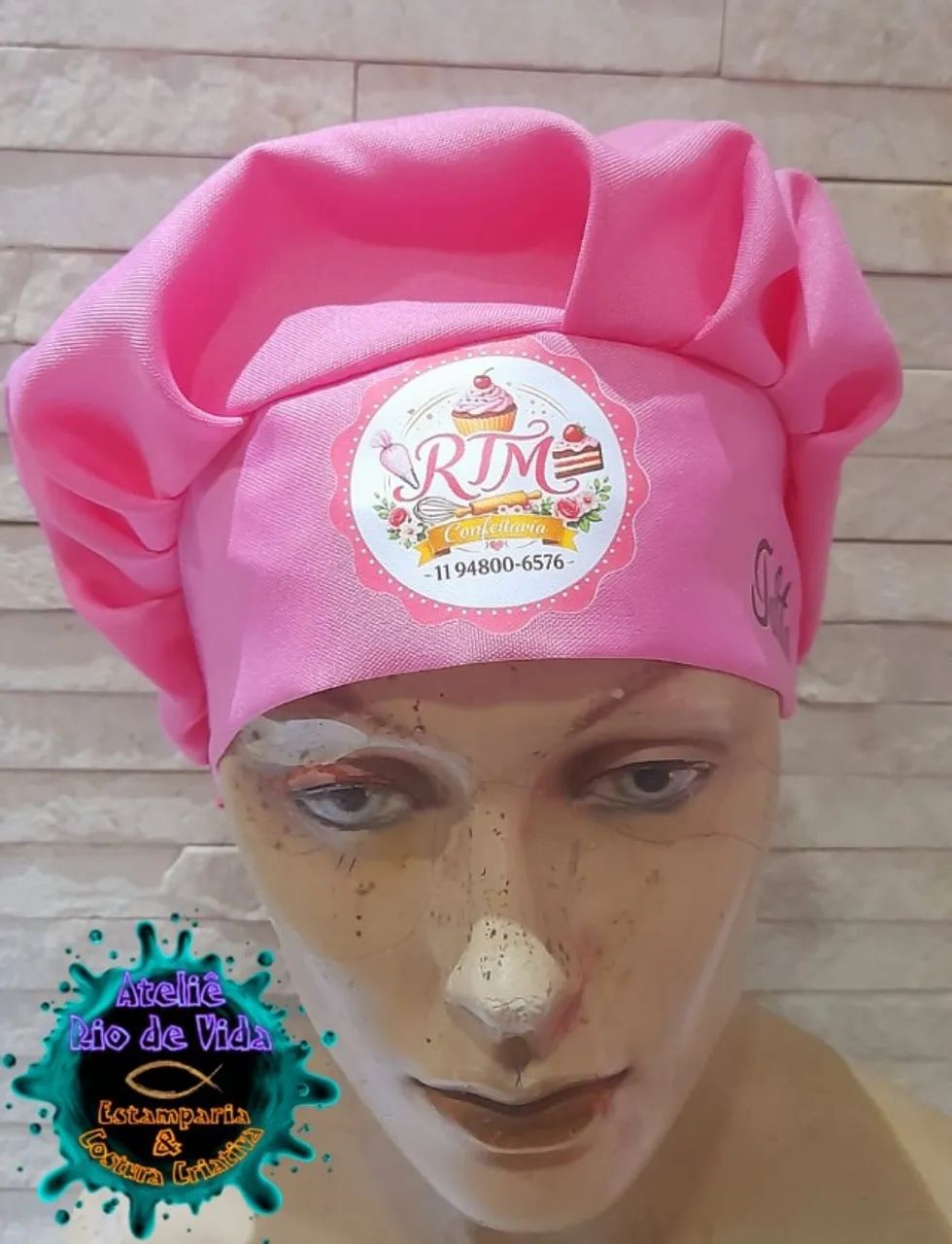 Touca cozinha Personalizada