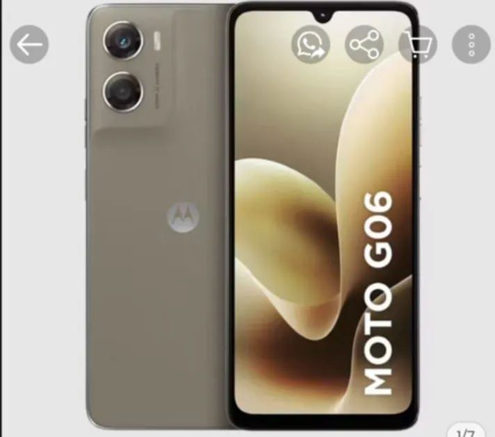 Celular moto g 06