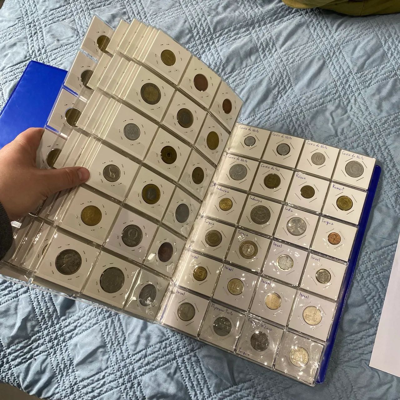 Coleção 270 moedas e 10 cédulas diferentes - Foto 5