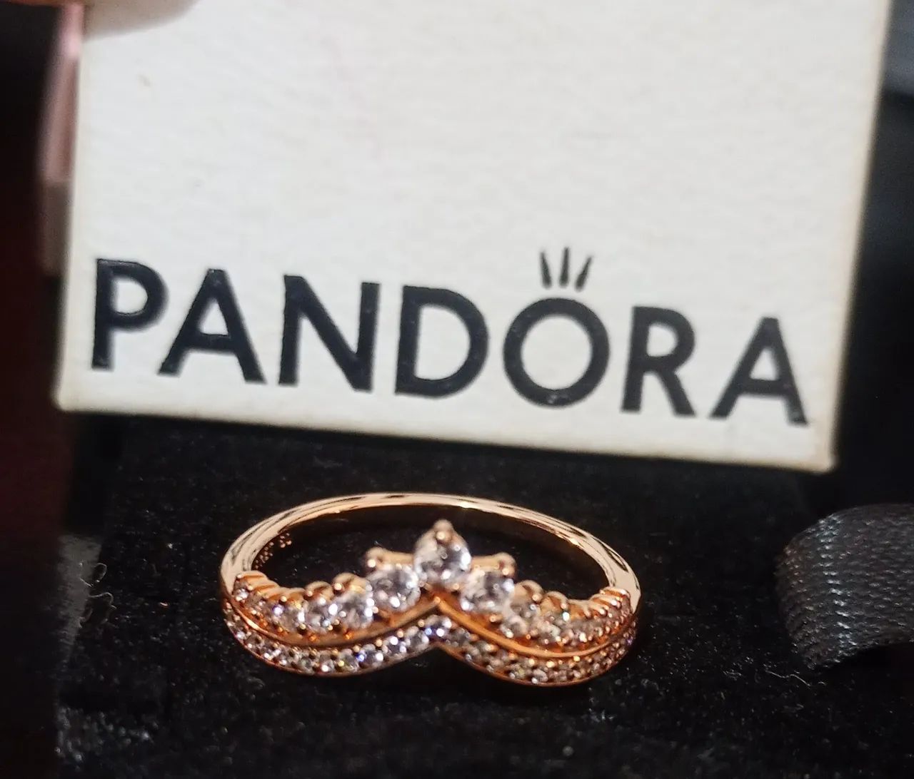 Anel Pandora n°22 - Sonho de Princesa - Rose - NOVO  - Foto 2