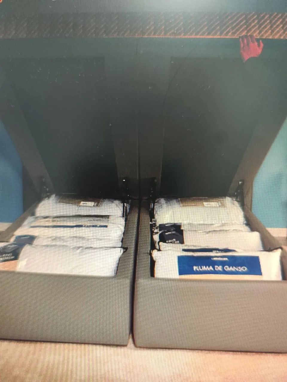 Base couro baú Ortobom quase nova. - Foto 3